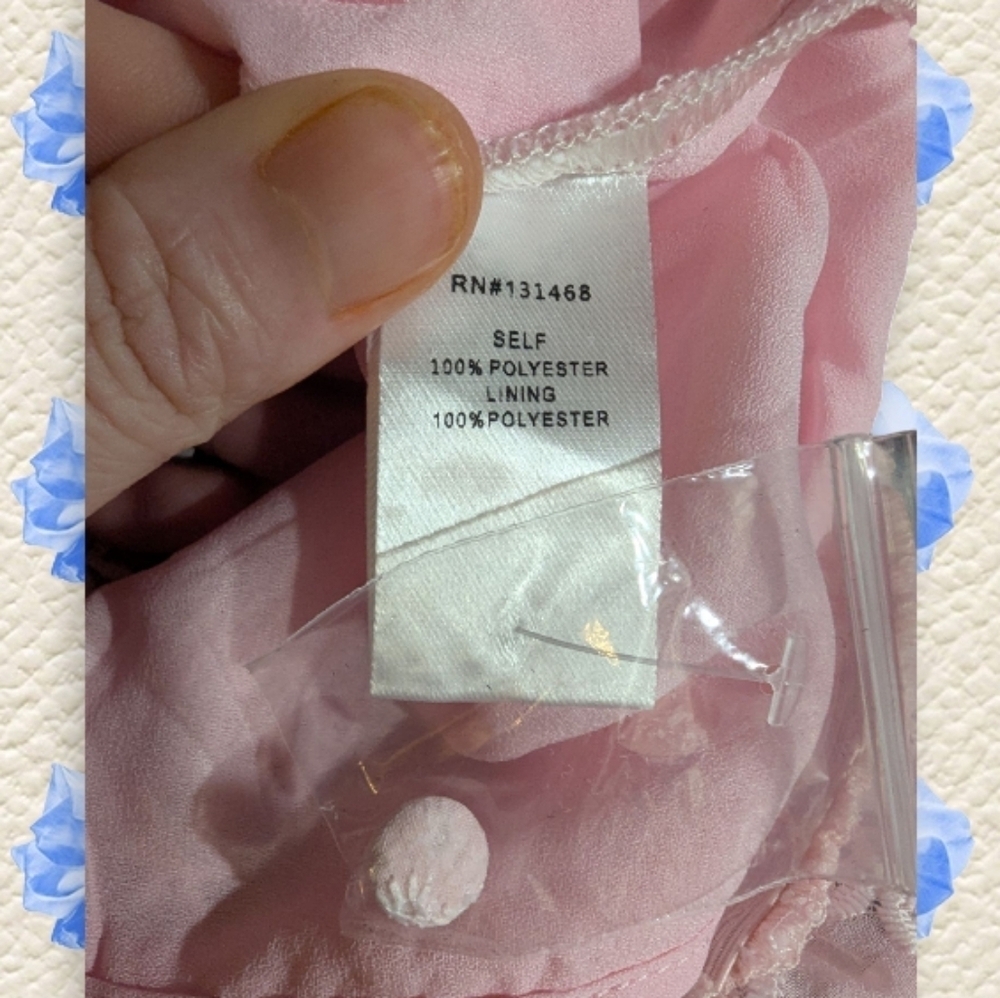 NWT LFD Pink Ruffled Women's Top Size Large - Picture 14 of 14